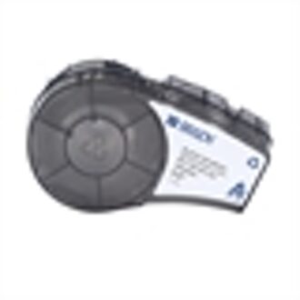 M21-500-581-WT tape herpositioneerbaar vinyl zwart op wit 12,70 mm (origineel)