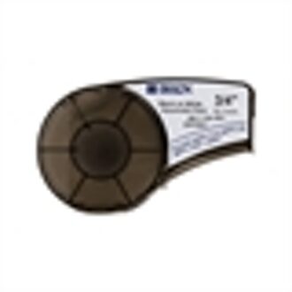 M21-750-403 tape papier | zwart op wit | 19,1mm x 6,40m