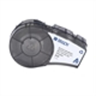 M21-750-581-WT tape herpositioneerbaar vinyl zwart op wit 19,05 mm (origineel)