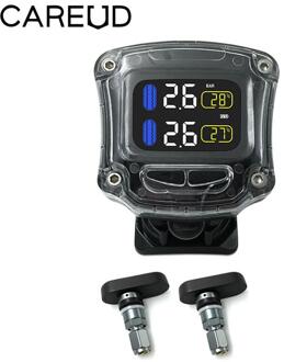 M3-B Draadloze Motorfiets Tpms Bandenspanningscontrolesysteem Tpms Motorfiets Bandenspanning Universele 2 Externe Interne Sensor
