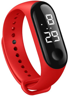 M3 Children Watches Solid Color Adjustable Strap LED Digital Electronic Kids Wrist Watches смарт часы детские