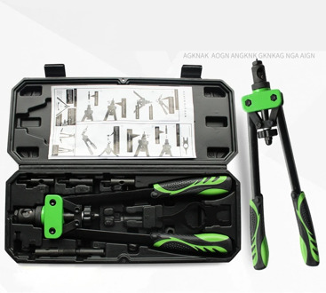 M3 M4 M5 M6 M8 Nut Manual Pulling Riveter Cordless Riveting Machine Plier Heavy Hand Threaded Blind Rivnut Tool