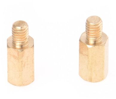 M3 Mannelijke X M3 Vrouwelijke 8Mm Lange Zeshoekige Messing Pcb Standoffs Spacers 50 Pcs