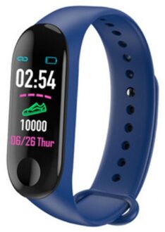 M3 Smart Horloge Smart Band Hartslagmeter Bloeddrukmeter Fitness Tracker Sport Horloge Slimme Armband Smart Polsband
