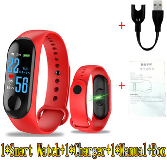 M3 Stappenteller Running Sport Polsband Tracker Stap M3Plus Hartslagmeter Counter Walking Fitness Pols Band Horloge Armband 2