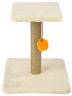 M30-1 Huisdier Krabpaal Klimrek Speelgoed met Bal Vorm Bell Speelgoed Kat Krassen Berichten Kat Krasraad Springen Training speelgoed