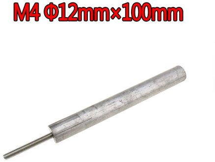 M4 12Mm * 100Mm Boiler Onderdelen Vervangende Onderdelen Boiler Magnesium Anode Staaf Voor Elektrische Water heater