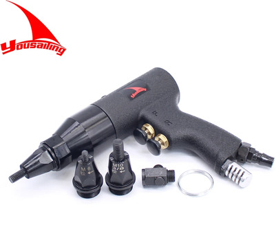 M4/M5/M6M8/M10/M12 Pneumatic Riveters Pneumatic Pull Setter Air Rivets Nut Gun Tool Only for Aluminum and Iron Rivet Nuts