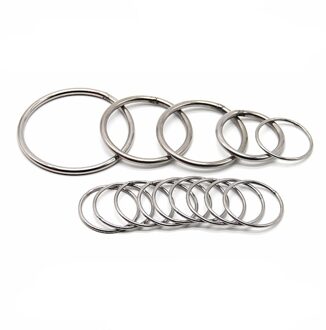 M4 Strapping Ronde O Ringen 304 Rvs Lassen Ring Voor Yoga Ringen/Hond Kettingen 20Mm/30mm/40Mm/50Mm/60Mm M4x30 (20stk)