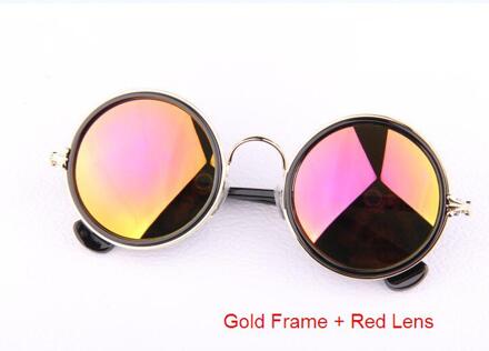 M42 Ronde Cirkel Zonnebril Vrouwen Retro Vintage Bril voor Vrouwen Zonnebril Vrouwelijke EEN Gafas De Sol goud rood