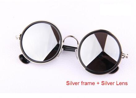 M42 Ronde Cirkel Zonnebril Vrouwen Retro Vintage Bril voor Vrouwen Zonnebril Vrouwelijke EEN Gafas De Sol zilver zilver