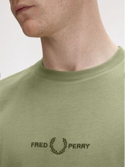M4580 Embroidered Olive Groen - L,M,S,XL,XXL