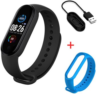 M5 Smart Band Mannen Vrouwen M5 Smart Horloge Hartslag Bloeddruk Sleep Monitor Stappenteller Bluetooth Verbinding Voor Ios Android 2