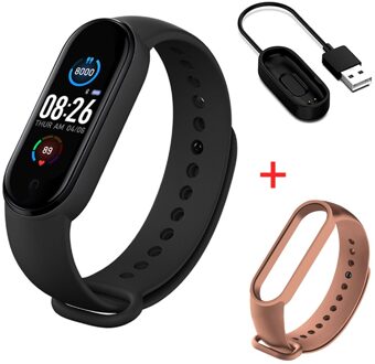 M5 Smart Band Mannen Vrouwen M5 Smart Horloge Hartslag Bloeddruk Sleep Monitor Stappenteller Bluetooth Verbinding Voor Ios Android 6