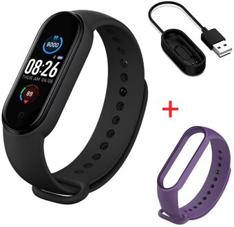 M5 Smart Band Mannen Vrouwen M5 Smart Horloge Hartslag Bloeddruk Sleep Monitor Stappenteller Bluetooth Verbinding Voor Ios Android 7