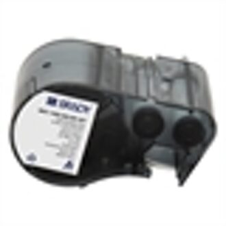 M5C-1500-595-BK-WT tape vinyl wit op zwart | 38,1 mm x 7,62 m (origineel)