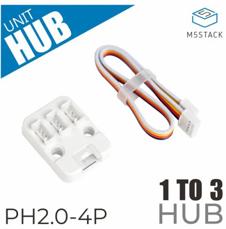 M5Stack Official Mini HUB Unit 1 to 3 HUB with Universal Connector Grove Port Expanding