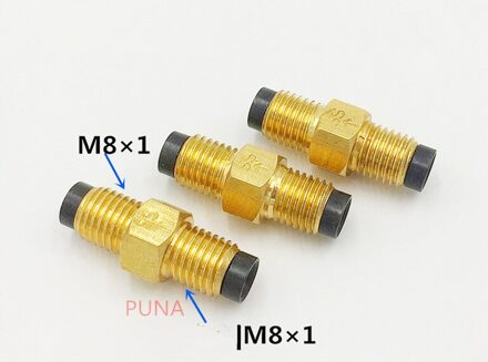 M8 * 1 inlaat, outlet Messing doseereenheid SS voor centrale smeersysteem/CNC machine centrum DPS2