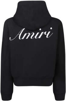 MA Script zwarte hoodie - maat M