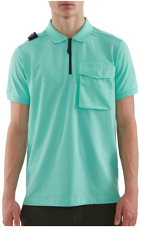 MA.STRUM Aquatische Polo Shirt Ma.strum , Green , Heren - Xl,L,M,S