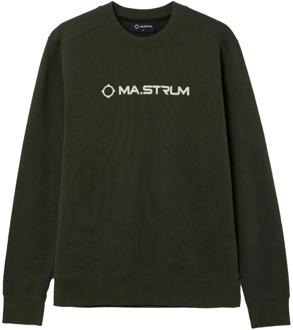 MA.STRUM Groene Sweaters Ma.strum , Green , Heren - Xl,L,M,S