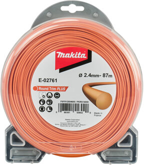 Maaidraad 2,4mm x 87M Rond | Oranje - E-02761