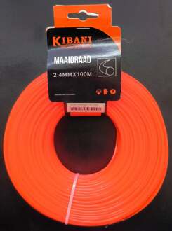 Maaidraad voor Bosmaaier / Grastrimmer - Rond - 2,4mm x 100m