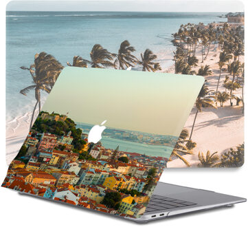 Maak je eigen MacBook Air 13 inch (2010-2017) hoesje - Apple uitsparing Wit