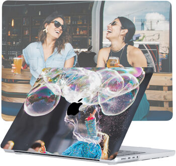 Maak je eigen MacBook Pro 16 inch (2021-2026) hoesje - Apple uitsparing Wit