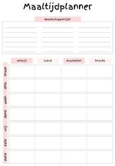 Maaltijdplanner -  Andries B.V. (ISBN: 9789465190471)
