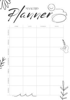 Maaltijdplanner - Andries B.V.