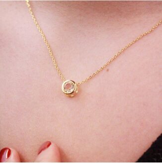 Maan Hangers - Oostenrijks Kristal Wit & Goud - One Size