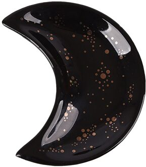 Maan Vormige Keramische Opbergvak Sieraden Container Earring Ketting Ring Organizer Desktop Sieraden Lade Hanger Houder