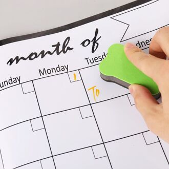 Maandelijkse Planner Magnetische Whiteboard Magneten Tekening Message Board Herinneren K3KB