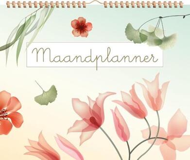 Maandplanner transparante bloemen -  Znu (ISBN: 9789044770780)