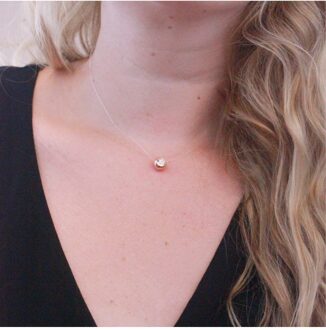 Maanhangers - Oostenrijks kristal Wit en roségoud - One Size