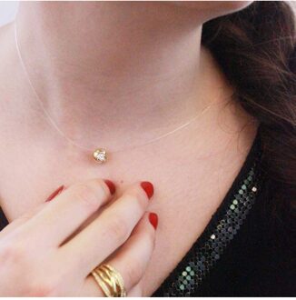 Maanhangers - Oostenrijks kristal Wit & Goud - One Size