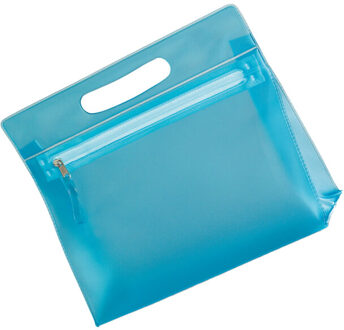 Maanlicht transparante toilettas Blauw - One size