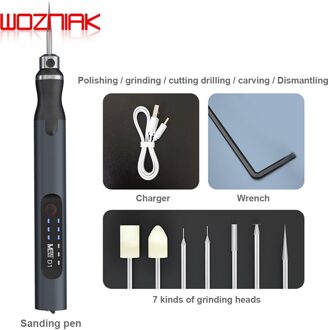 Maant D1 Intelligente Opladen Slijpen Pen Polijsten Slijpen Snijden Boren Carving Demontage Gezicht Rooster Snijgereedschap D1 standaard
