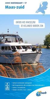Maas-Zuid - Anwb Waterkaart - (ISBN:9789018046125)