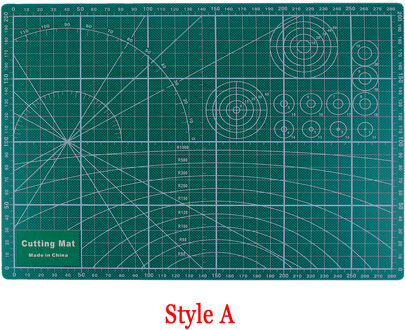 Maat 30*22 Cm A4 Duurzaam Cut Pad Patchwork Gereedschap Willekeurige Verzonden Pvc Snijden Mat Handgemaakte Diy Accessoire Snijden plaat Donkergroen