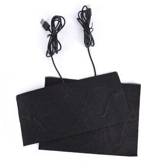 Maat S/M Carbon Fiber Verwarmd Pads Usb Verwarmde Jas Jas Vest Accessoires Warme Nek Snelle-Verwarming 10X22cm