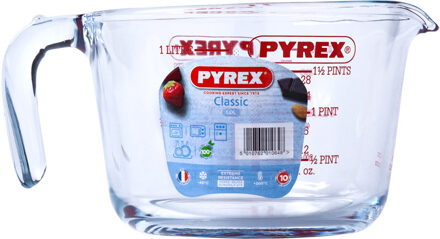 Maatbeker, 1 liter - Pyrex | Classic Prepware Transparant