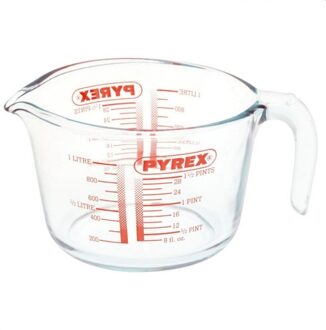Maatbeker, 1 liter - Pyrex | Classic Prepware Transparant