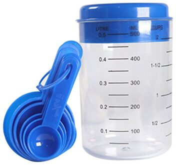 Maatbeker Maatlepel Lepel Milieuvriendelijke Pvc Plastic Bakken 7 Stuk Combinatie Set HYD88