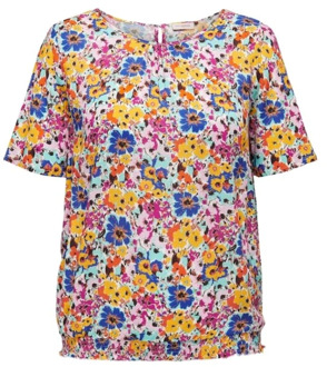 (Maatje Meer) Carmazing S/s Smock Top Aop