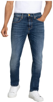 Mac Arne, Jubileum Denim - Moderne Slim-Fit Jeans MAC , Blue , Heren - W33 L34,W31 L32,W34 L34,W33 L32,W35 L34