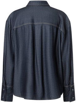 MAC Blouse lange mouw 0227012190 Blauw - XL