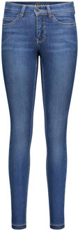 Mac Dream mid waist skinny fit jeans met stretch Indigo - 38/L32