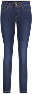 Mac Dream mid waist skinny jeans met donkere wassing Indigo - W36/L32